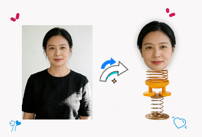 头像抠图原图示例