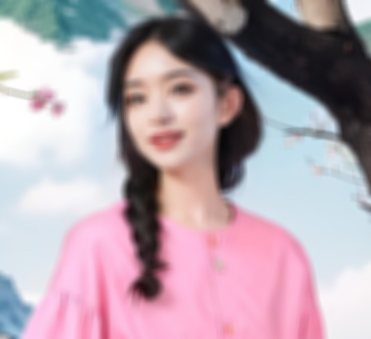 人像变清晰前效果预览